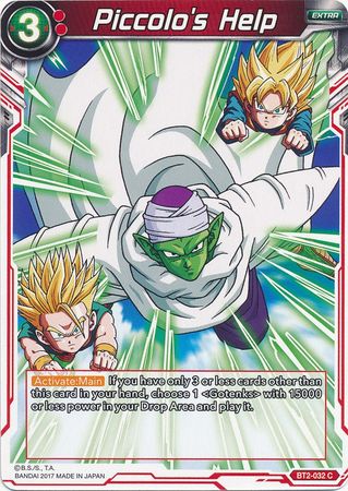 Piccolo's Help BT2-032 C